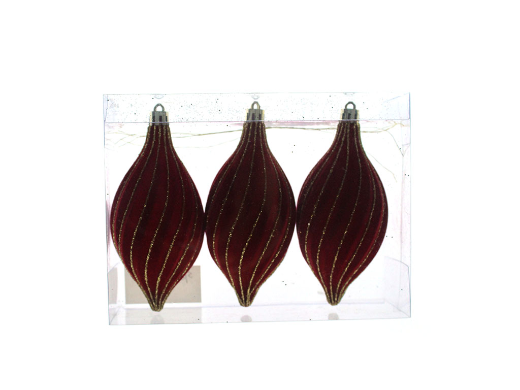 PACCHETTO 3 PALLE FLOCKS GRANATO cod. 9324186