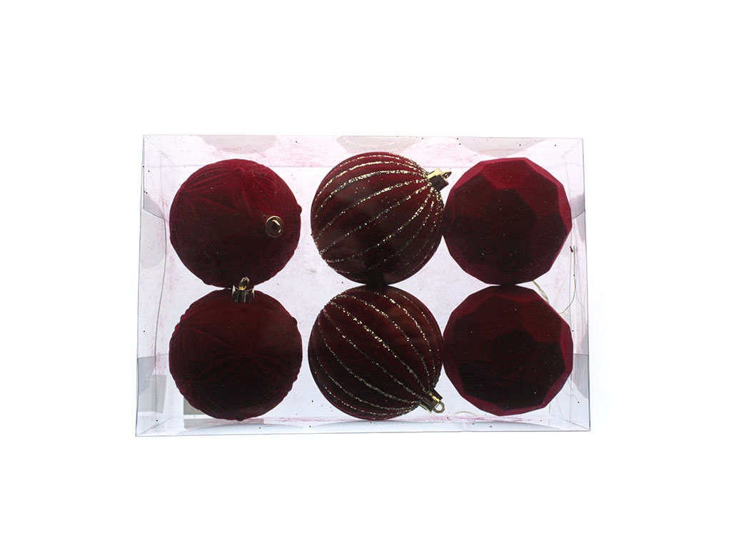 CONFEZIONE DI PALLE DI GRANATO DA 6 cod. 9324187