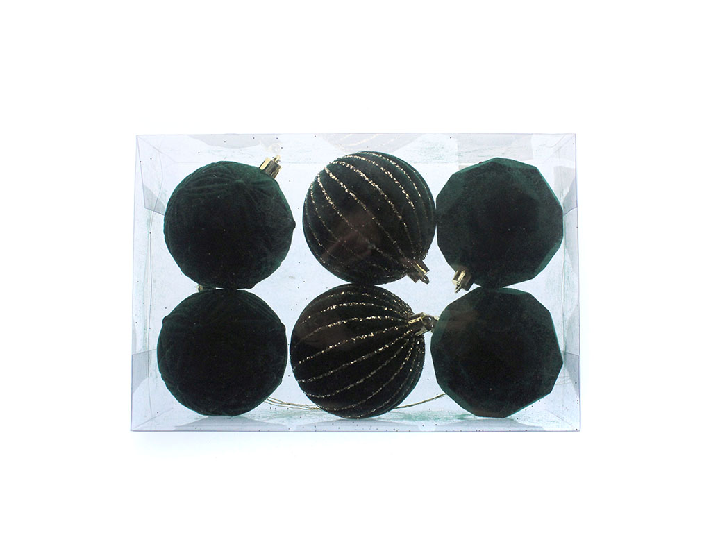 PACCHETTO 6 PALLINE VERDI cod. 9324188