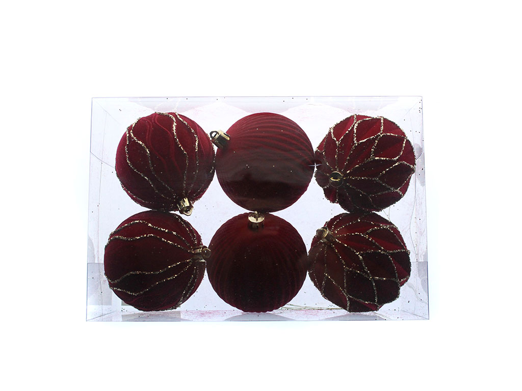 CONFEZIONE DI PALLE DI GRANATO DA 6 cod. 9324189