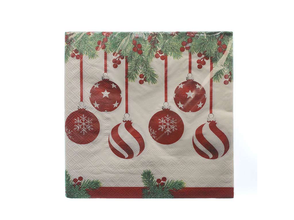 SERVILLETA 33X33 XMAS 2 CAPAS cod. 9324196