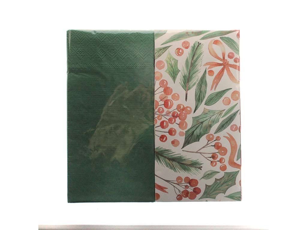 33X33 TOVAGLIOLI MIX A 2 STRATI XMAS 2 cod. 9324200