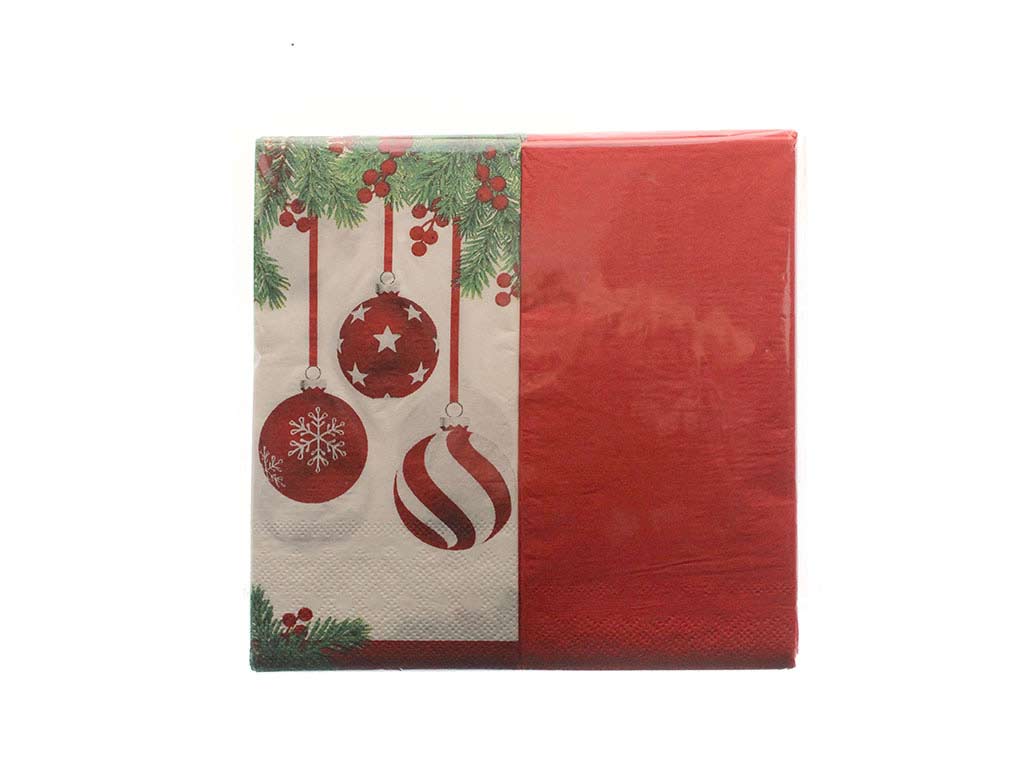 33X33 TOVAGLIOLI MIX A 2 STRATI XMAS 2 cod. 9324201