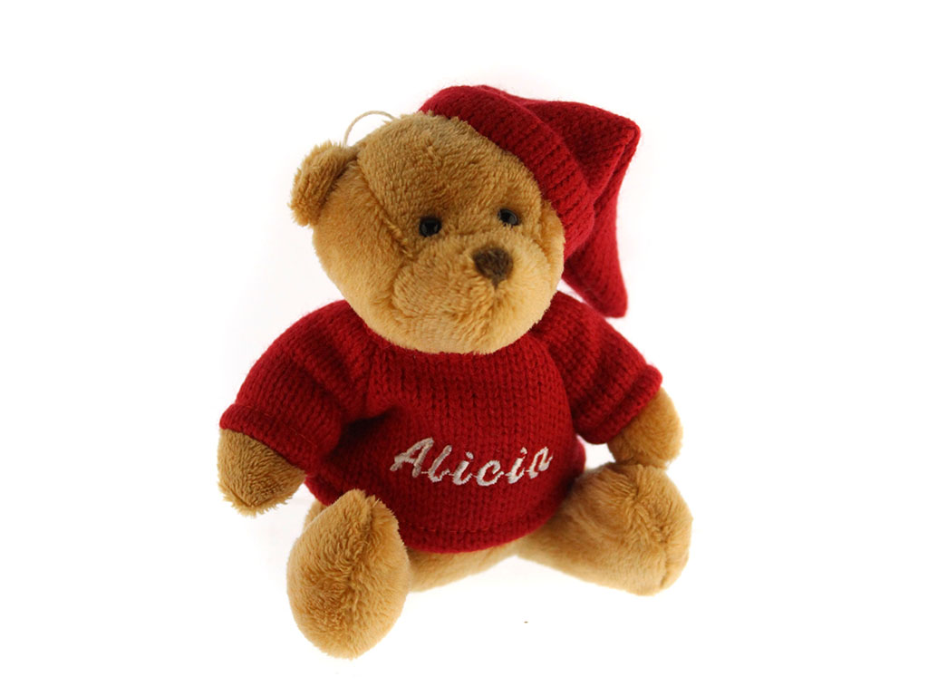 ORSETTO DI PELUCHE VERDE ALICIA DI NATAL cod. 9324240