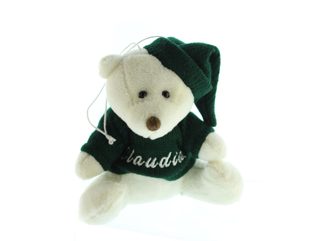 COLGANTE XMAS OSITO VERDE CLAUDIA cod. 9324251