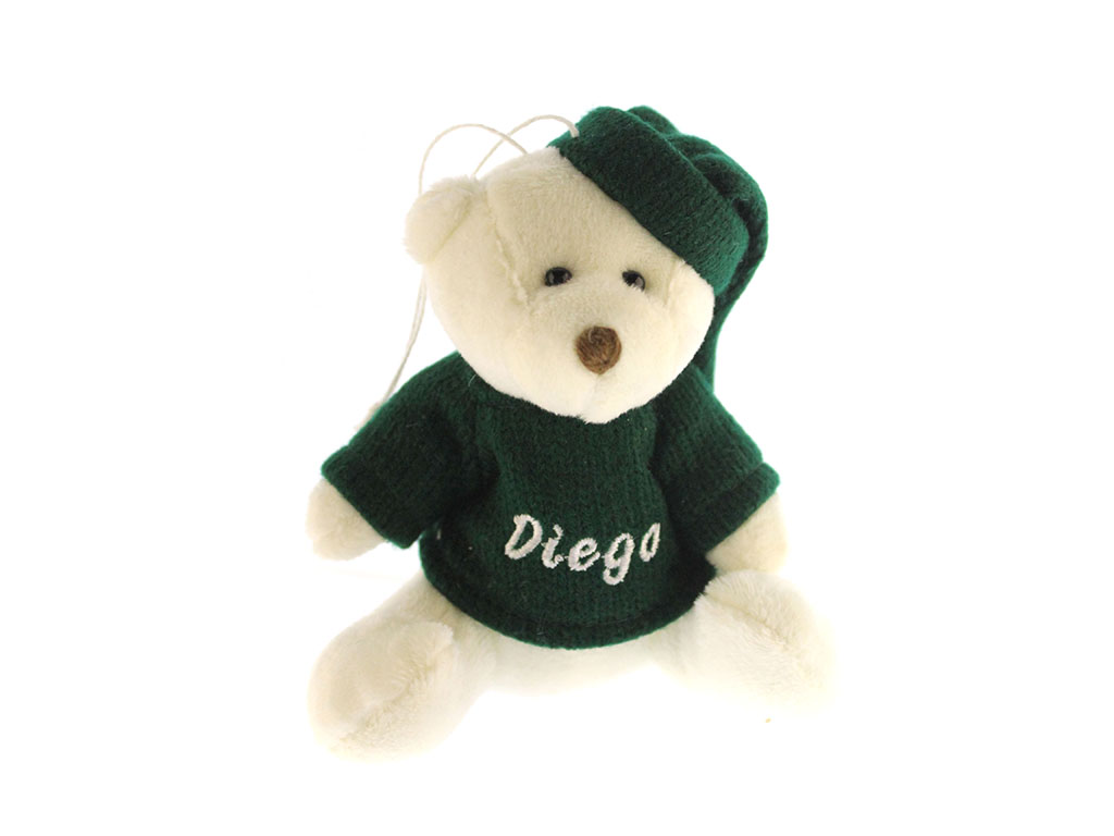 CIONDOLO DELLORSO DI PELUCHE ROSSO DI N cod. 9324255