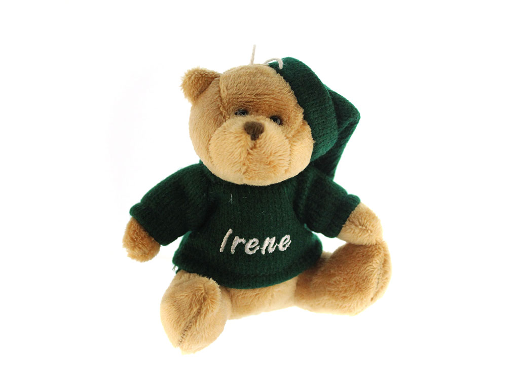 PENDENTE DI ORSO DI PELUCHE VERDE NATALE cod. 9324261