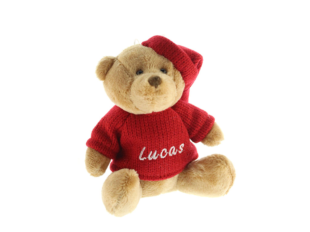 PENDENTE DI ORSETTO DI PELUCHE DI NATALE cod. 9324272