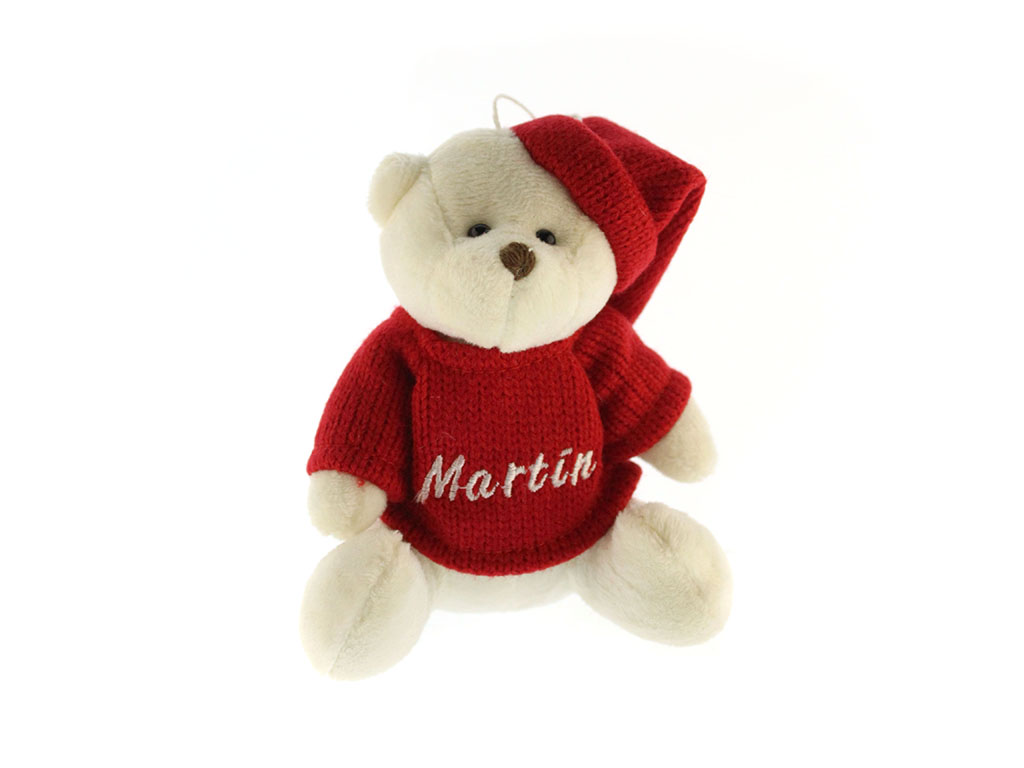 COLGANTE XMAS OSITO ROJO MARTÍN cod. 9324282