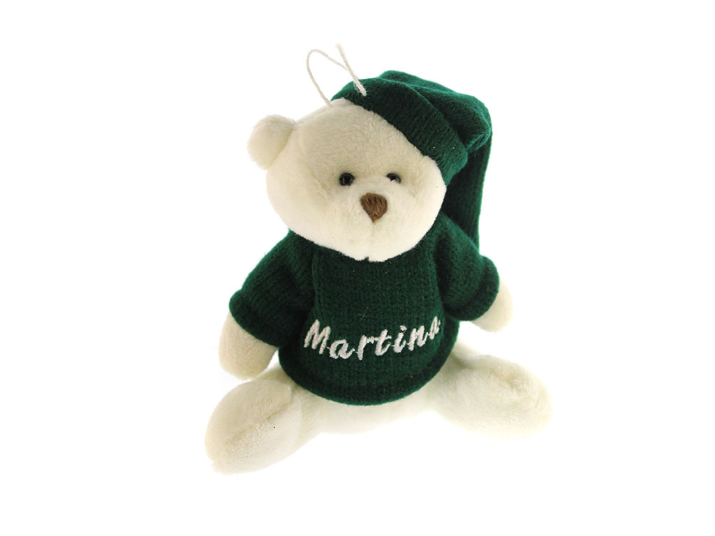 COLGANTE XMAS OSITO VERDE MARTINA cod. 9324283