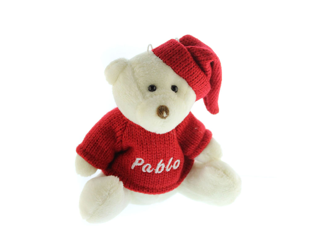 COLGANTE XMAS OSITO ROJO PABLO cod. 9324290