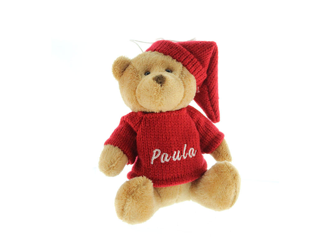 COLGANTE XMAS OSITO ROJO PAULA cod. 9324292