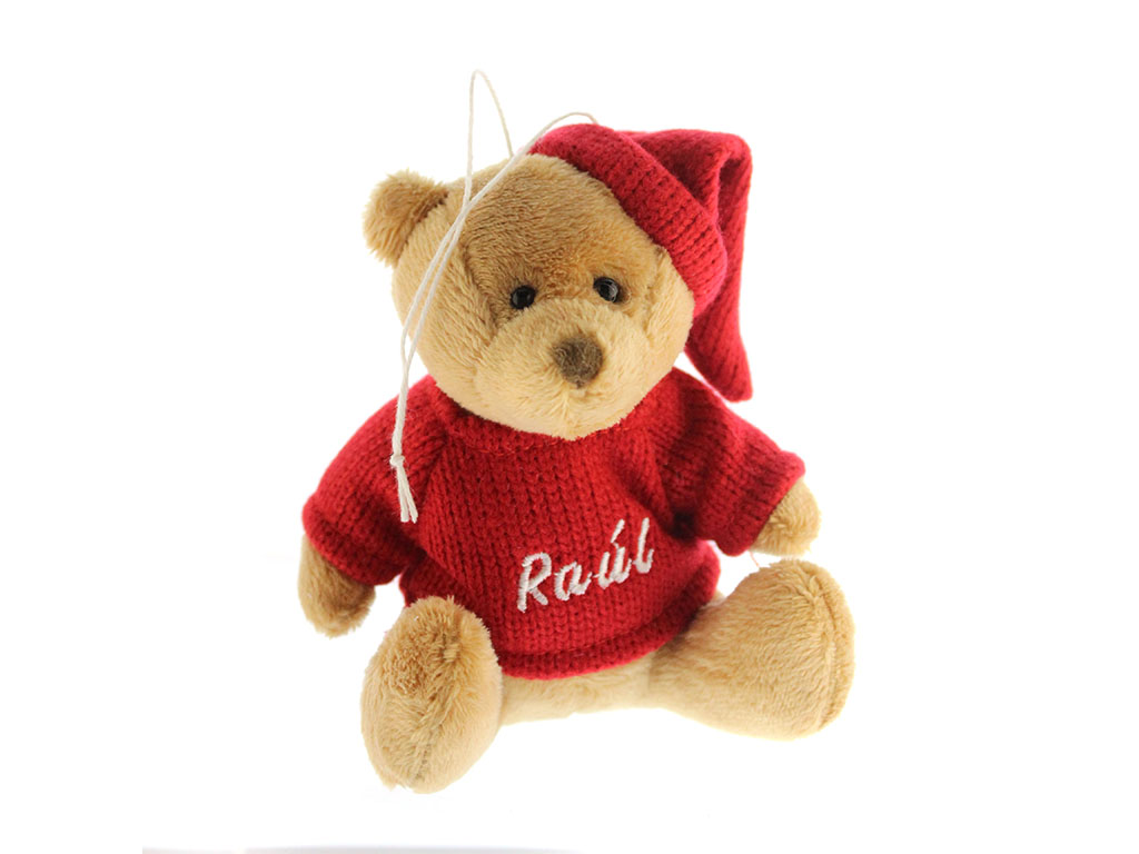 COLGANTE XMAS OSITO ROJO REÚL cod. 9324296