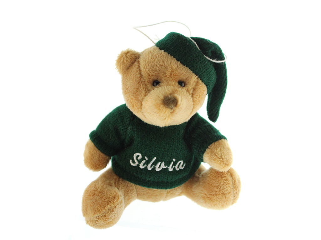 COLGANTE XMAS OSITO VERDE SILVIA cod. 9324301