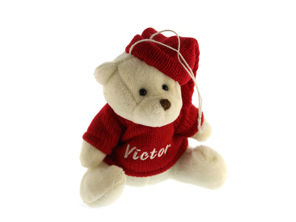 COLGANTE XMAS OSITO ROJO VÍCTOR cod. 9324306