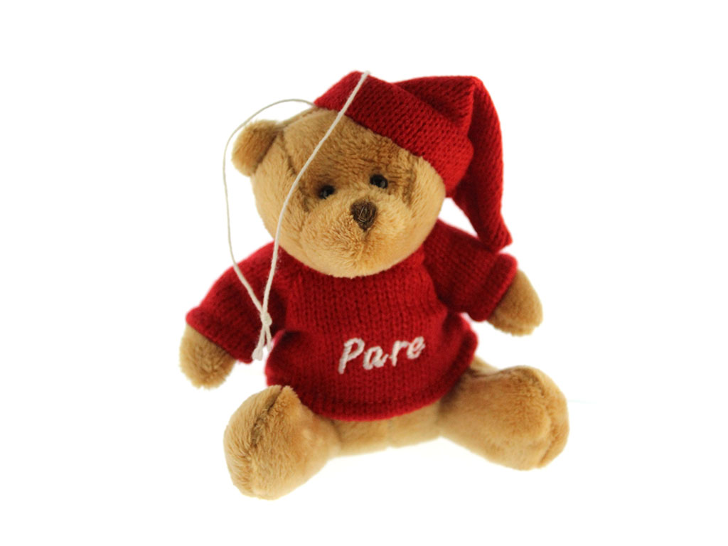 COLGANTE XMAS OSITO ROJO PARE cod. 9324308