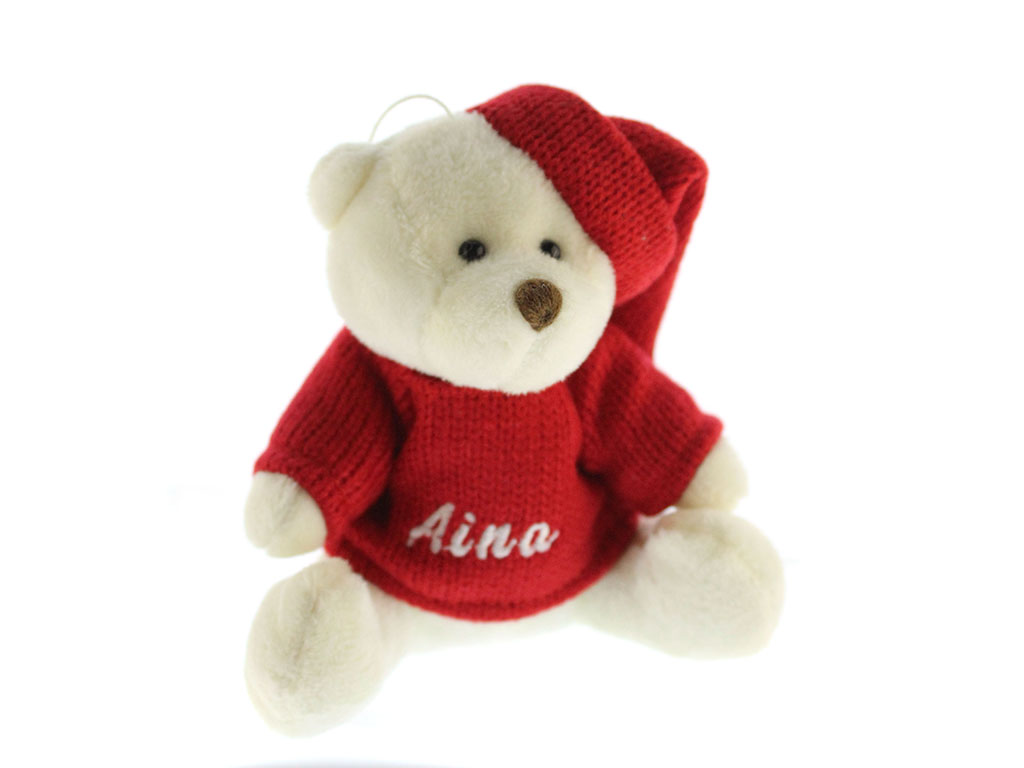 COLGANTE XMAS OSITO ROJO AINA cod. 9324314