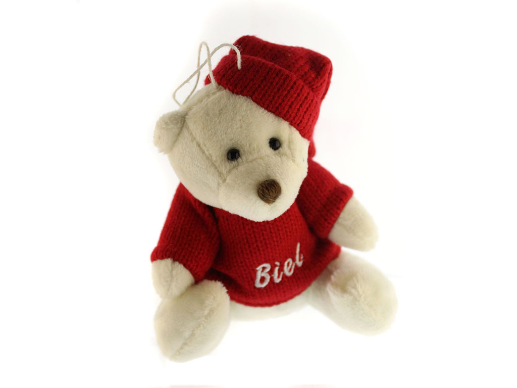 COLGANTE XMAS OSITO ROJO BIEL cod. 9324318