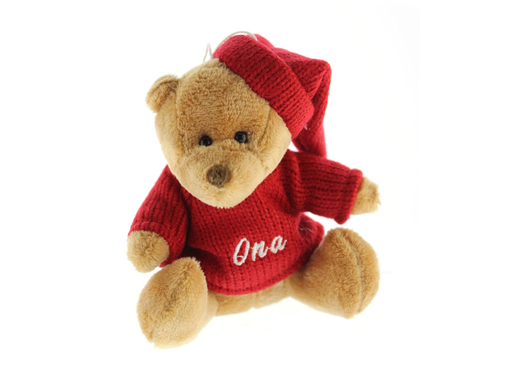 COLGANTE XMAS OSITO ROJO ONA cod. 9324340