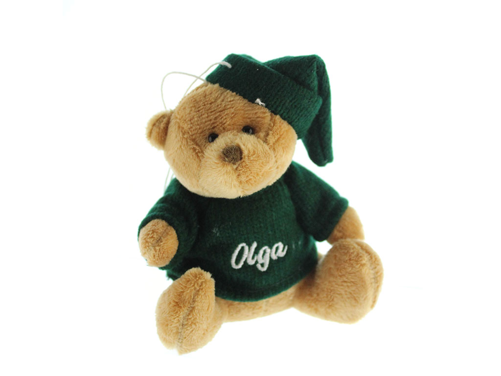 COLGANTE XMAS OSITO VERDE OLGA cod. 9324341