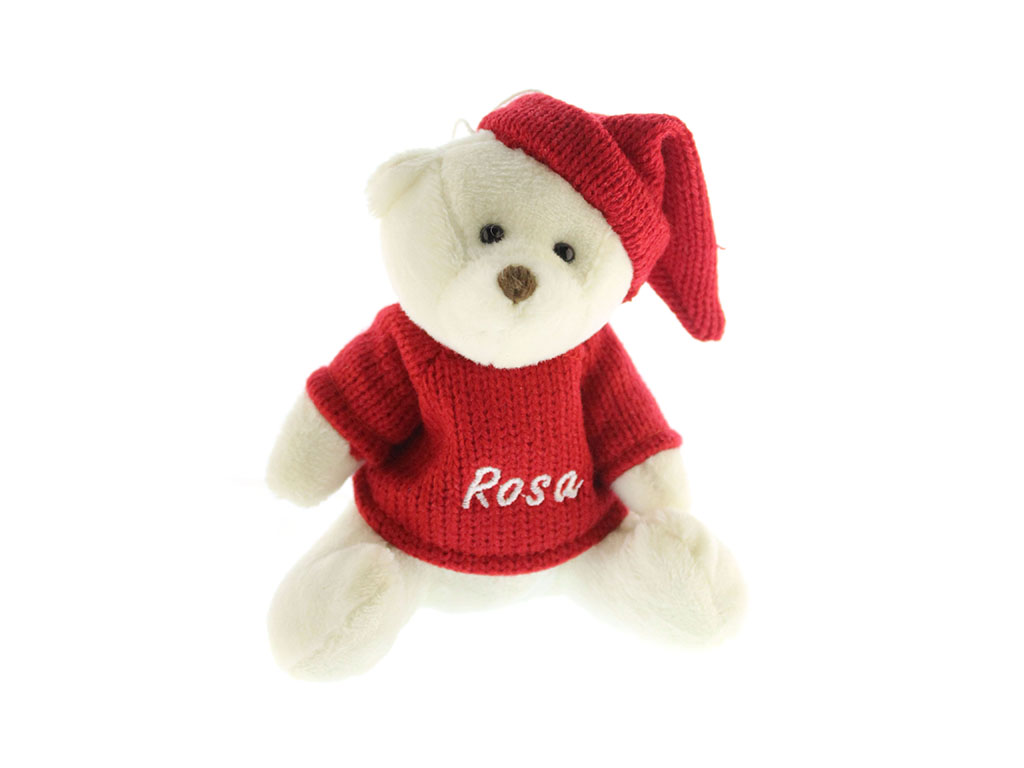COLGANTE XMAS OSITO ROJO ROSA cod. 9324346