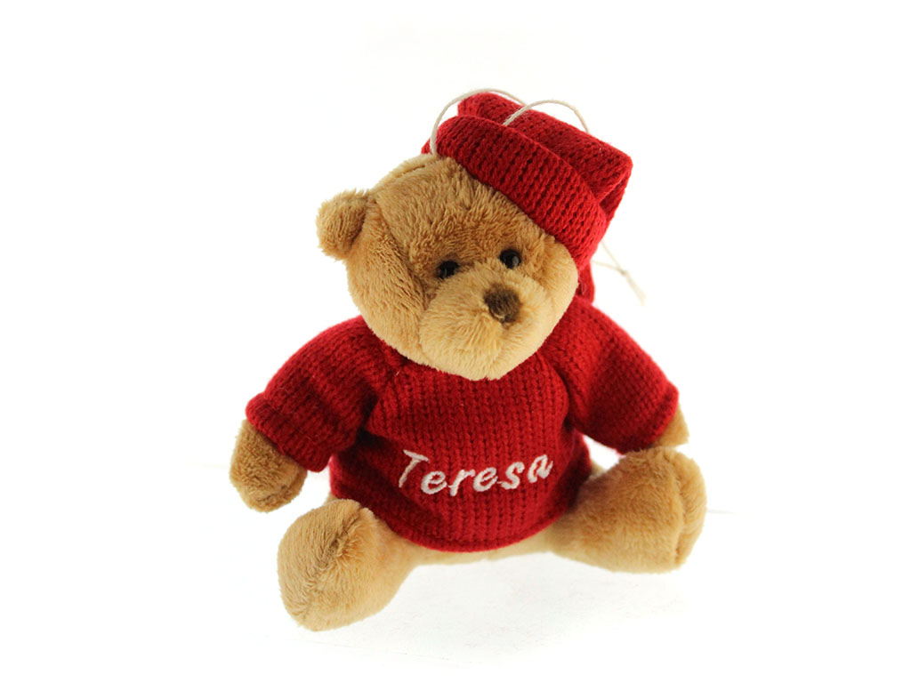 COLGANTE XMAS OSITO ROJO TERESA cod. 9324348