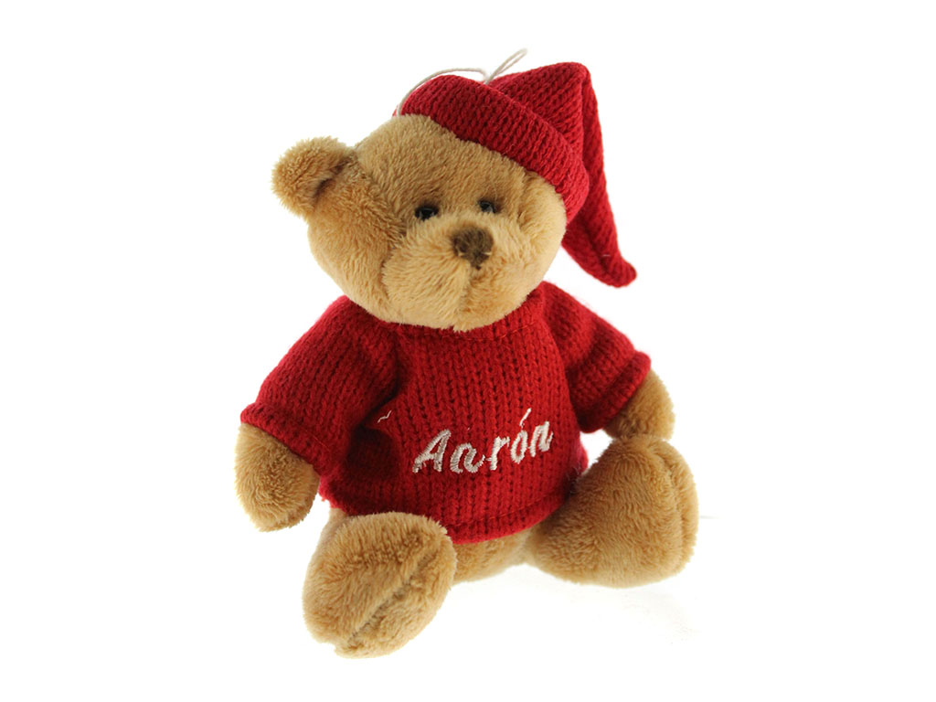 COLGANTE XMAS OSITO ROJO AARÓN cod. 9324352