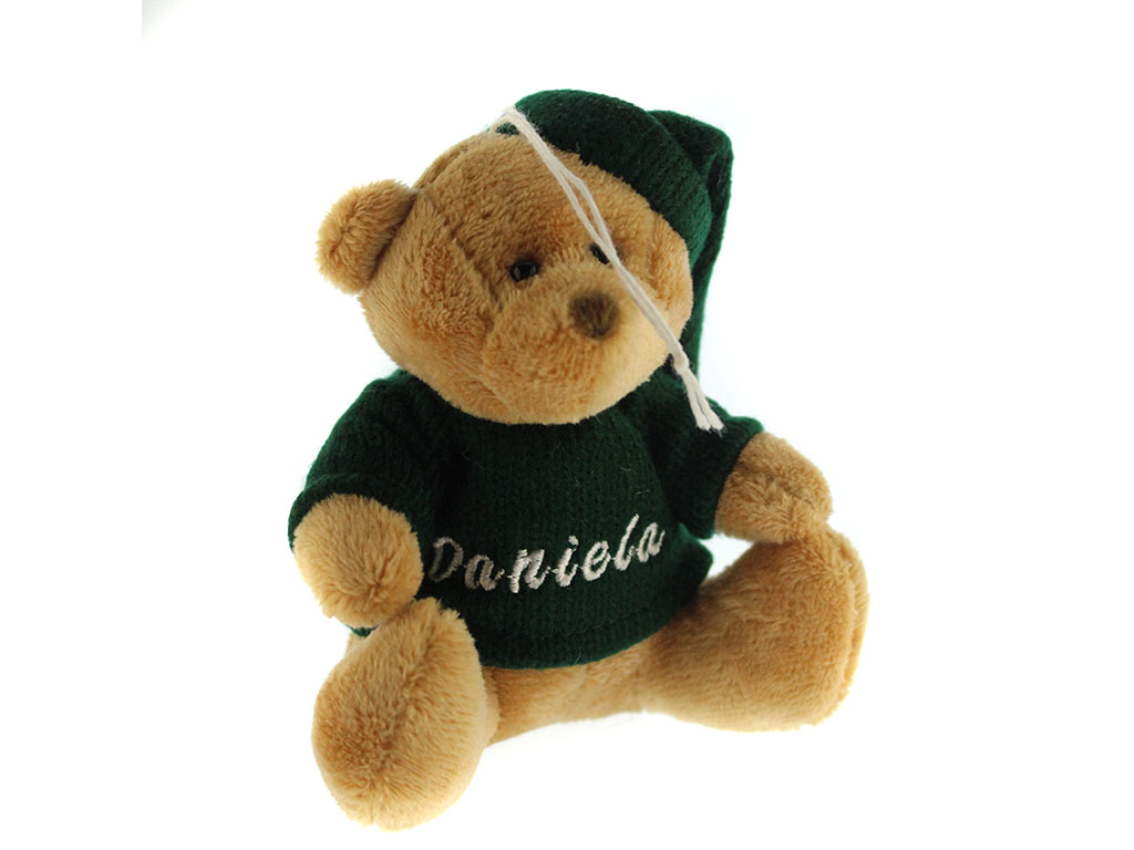 PENDENTE DI ORSO DI PELUCHE VERDE NATALE cod. 9324361