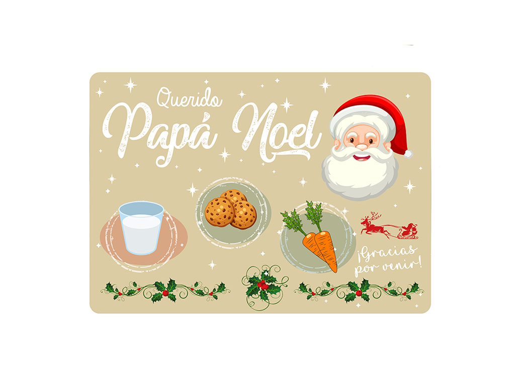 SALVAMANTEL PP PAPA NOEL CREMA cod. 9324397