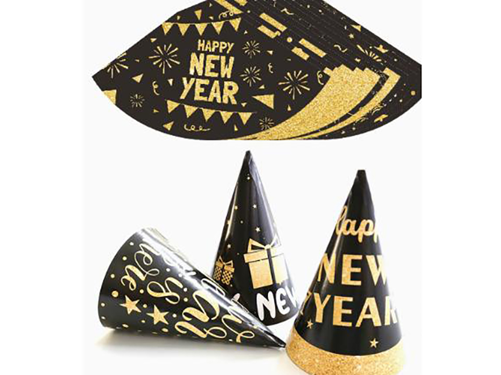 SET 6 CAPPELLO DI BUON ANNO cod. 9324417