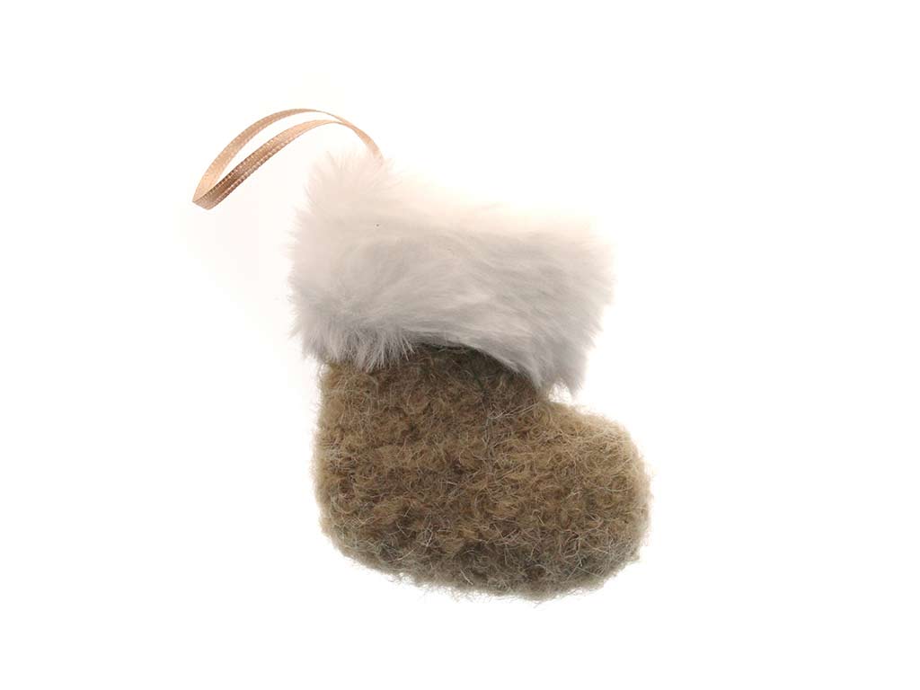 COLGANTE CALCETIN MARRON cod. 9324451