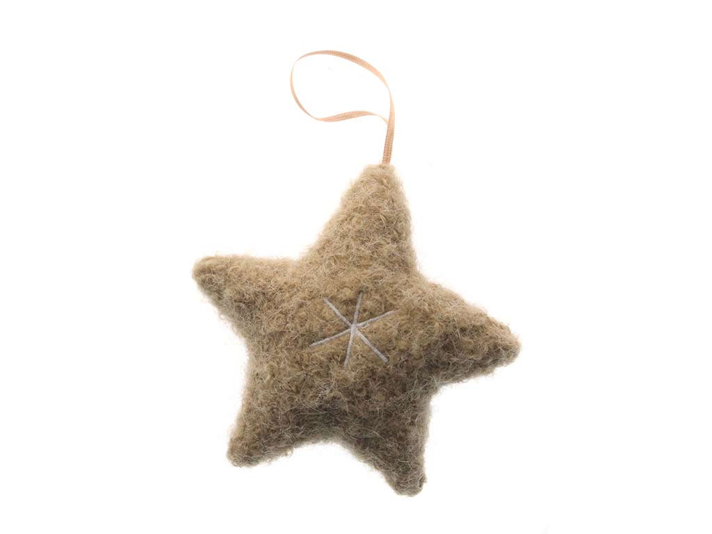 COLGANTE ESTRELLA MARRON cod. 9324452