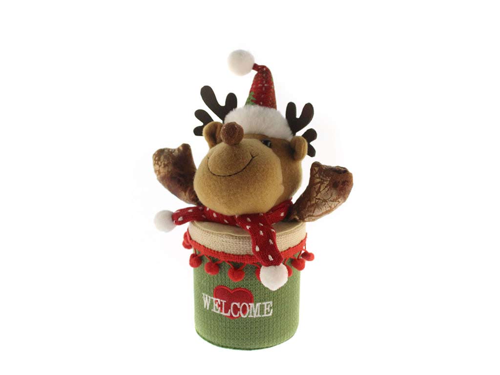 SCATOLA ROSSA E VERDE RENNA cod. 9324490