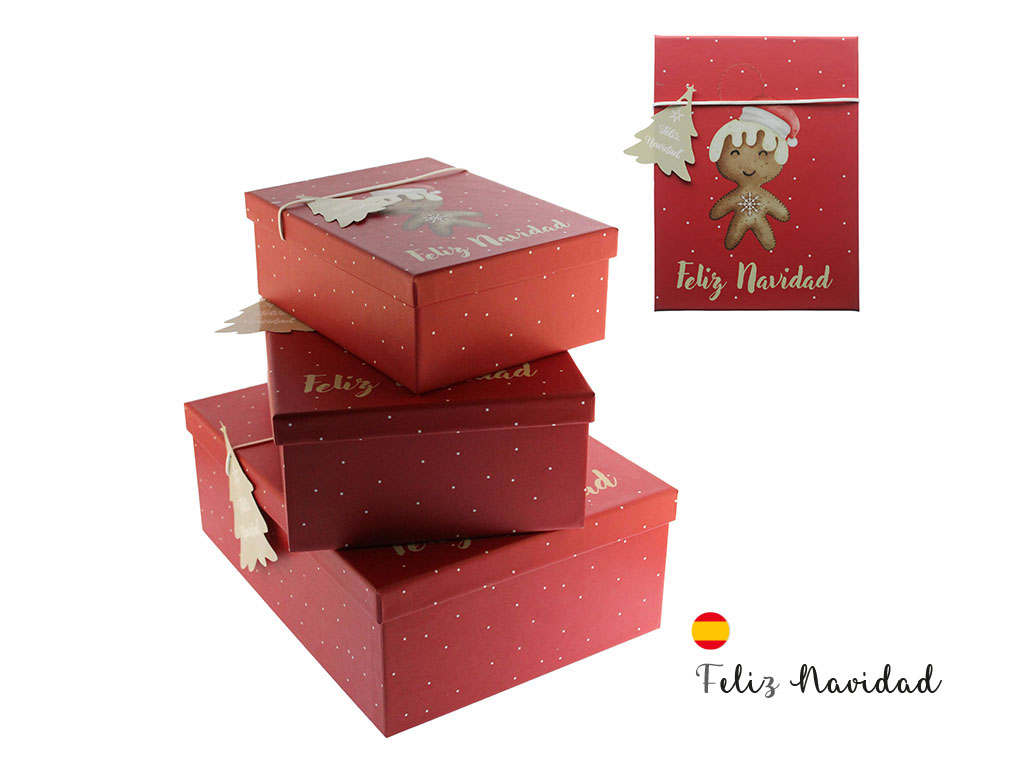 SET 3 SCATOLE ROSSE NAV FELICE BISCOTTO cod. 9324531