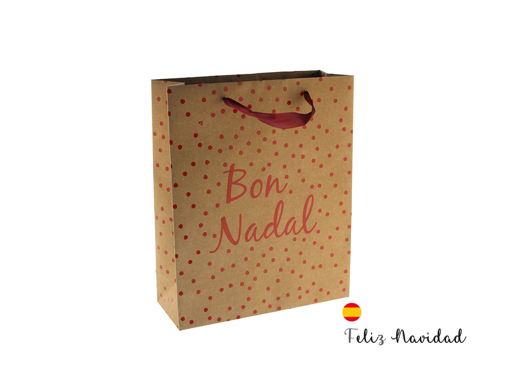 BORSA -S- BUON NATALE ROSSO cod. 9324554