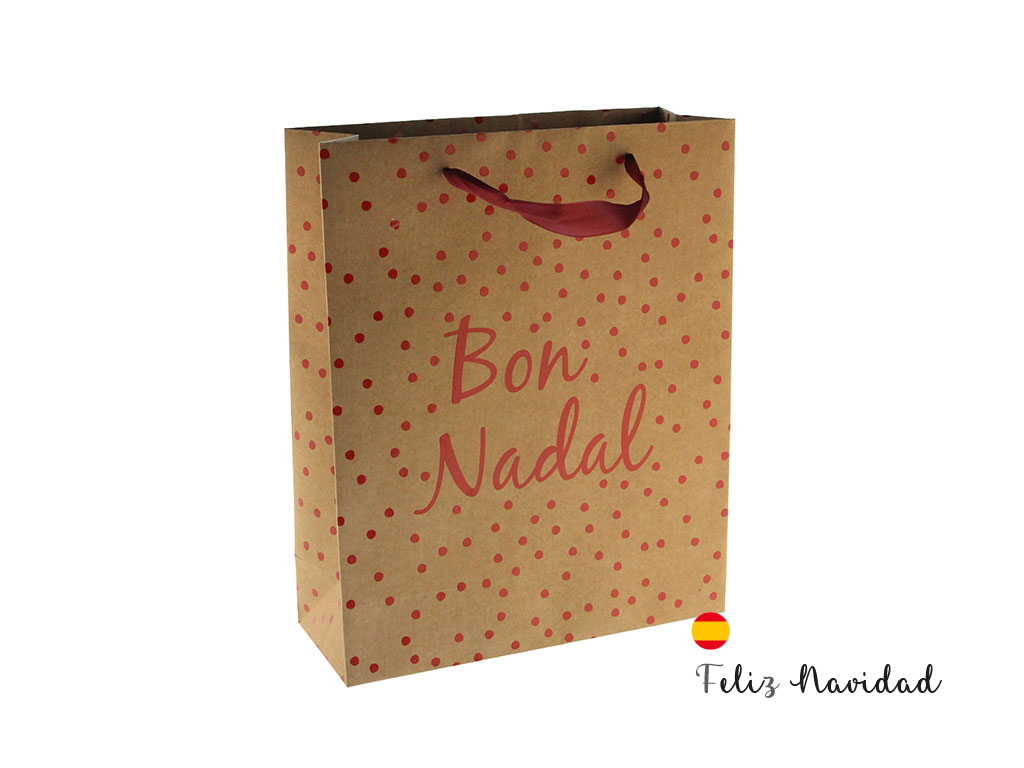 BORSA -M- BUON NATALE ROSSO cod. 9324555