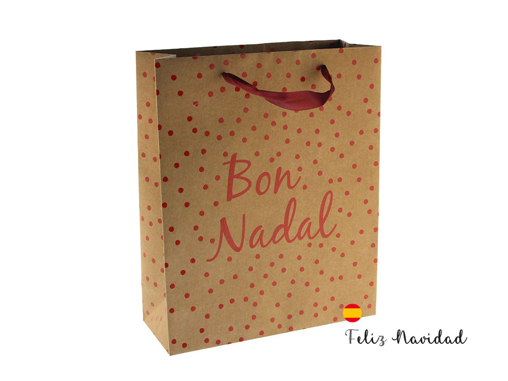 BAG -L- BUON NATALE ROSSO cod. 9324556