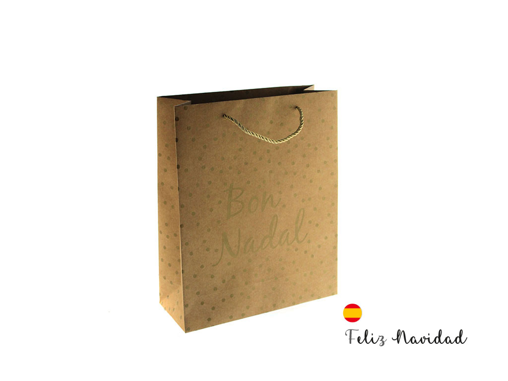 BORSA -S- BUON NATALE DORO cod. 9324558