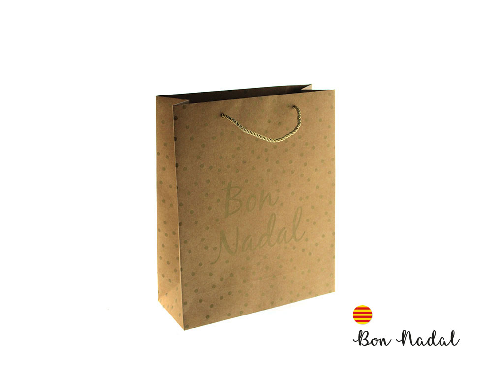 BOLSA -S- BON NADAL DORADA cod. 9324574
