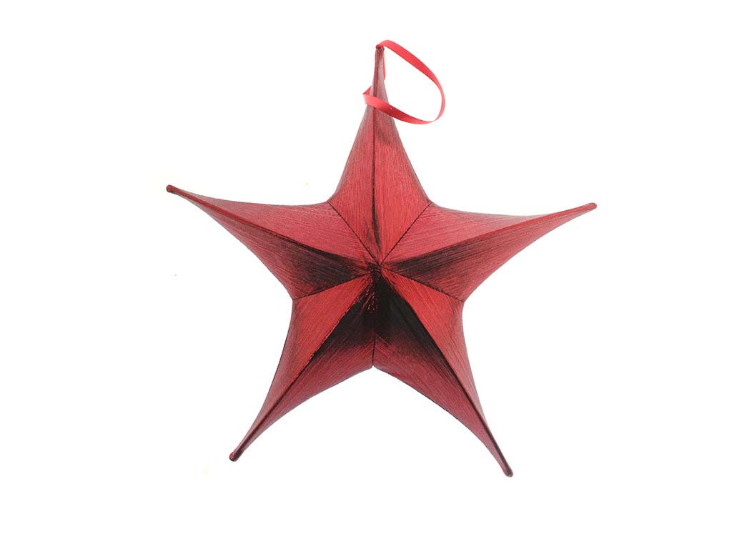NOËL -S- ÉTOILE ROUGE SUSPENDUE cod. 9324589