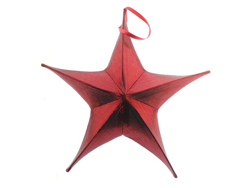 NOËL -L- ÉTOILE ROUGE SUSPENDUE cod. 9324591