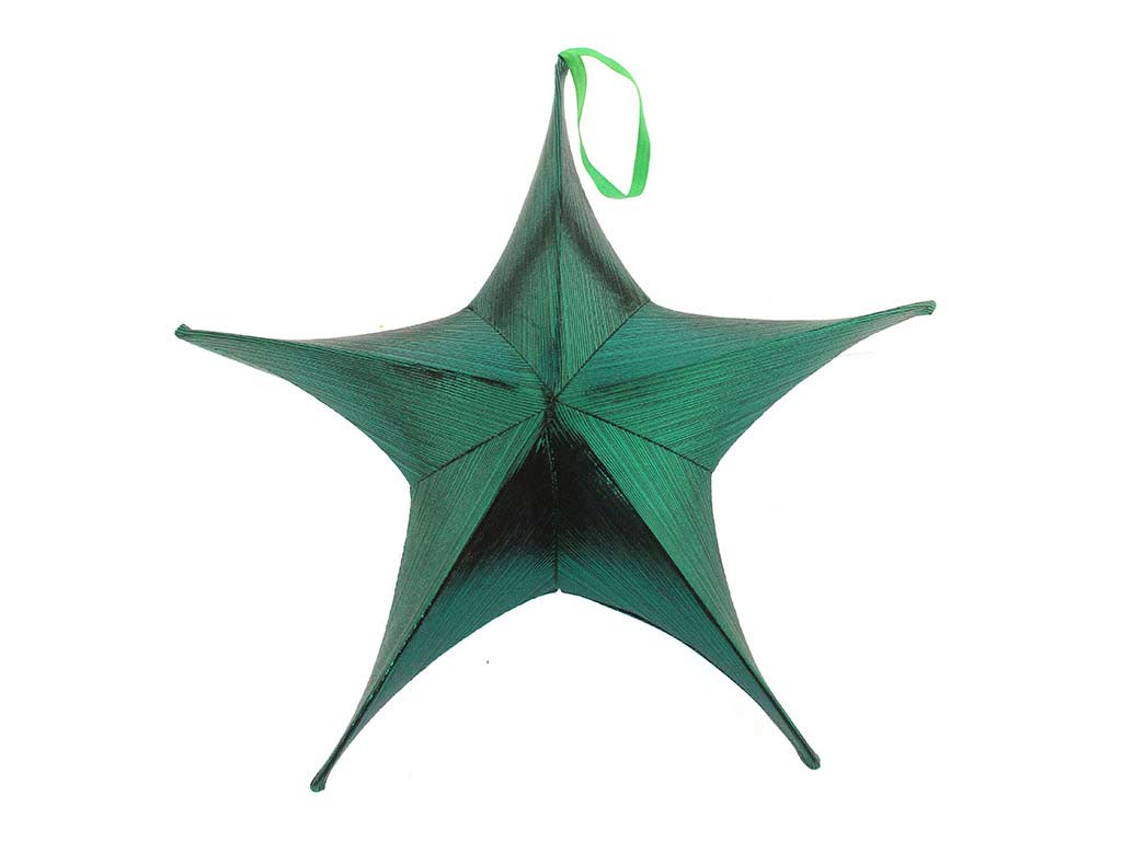 NOËL ÉTOILE PENDANTE -L- VERT cod. 9324594