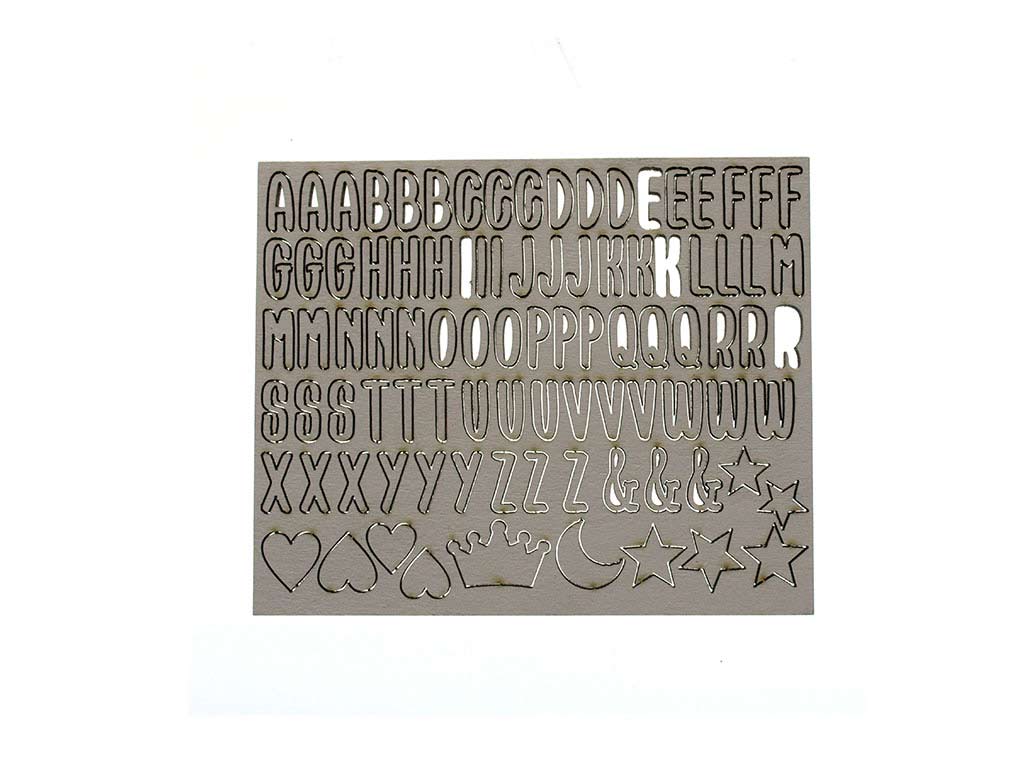 ABECEDARIO AUTOADHESIVO DIY BLANCO cod. 9324622