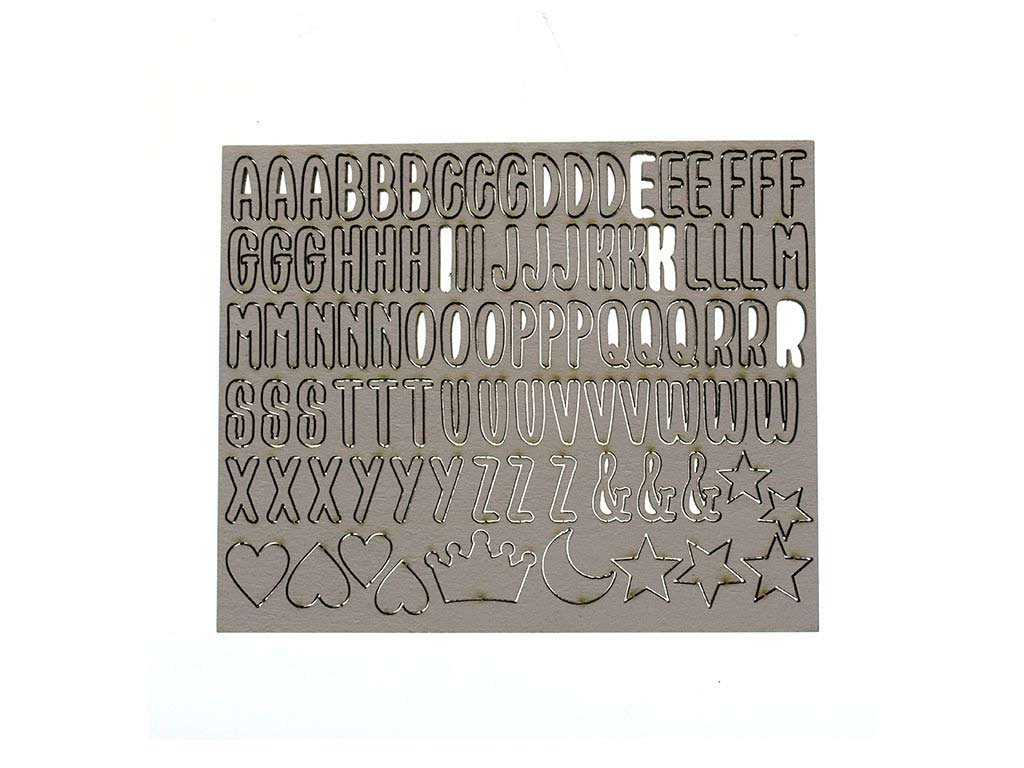 ABECEDARIO AUTOADHESIVO DIY BLANCO cod. 9324626