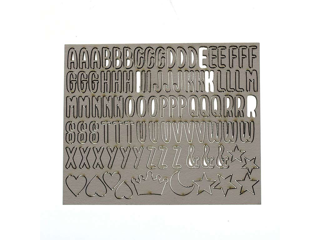 ABECEDARIO AUTOADHESIVO DIY BLANCO cod. 9324630