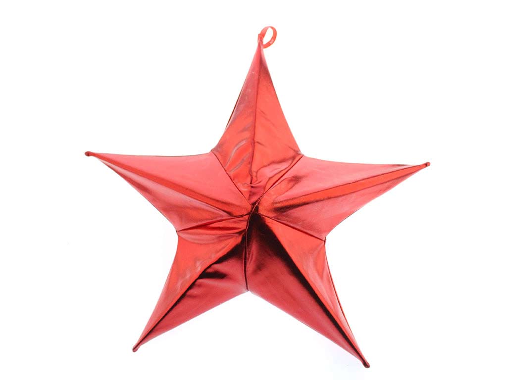 ESTRELLA TELA PLEGABLE ROJA cod. 9324647