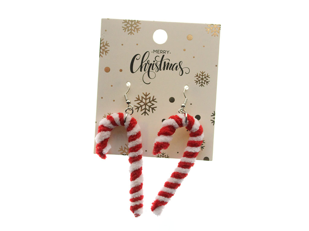 PENDIENTES DE BASTÓN DE NAVIDAD cod. 9324656