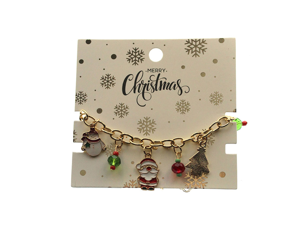 PULSERA NAVIDEÑA CON ALGUNOS DIJES cod. 9324665