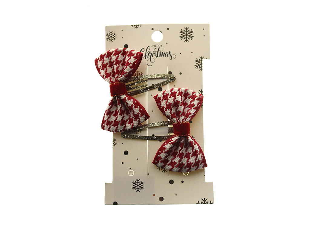 INDUMENTI PER CAPELLI CON FIOCCO ROSSO cod. 9324681