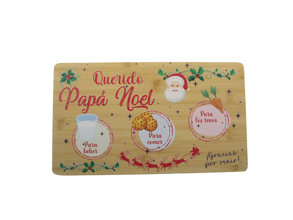 BANDEJA BAMBU QUERIDO PAPA NOEL cod. 9324689